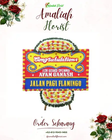 Sewa Papan Bunga Muara Wis